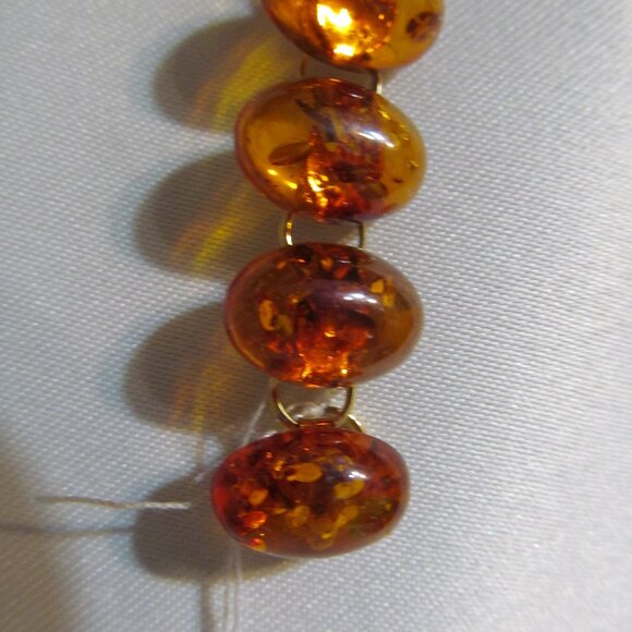 NWT Russian Baltic Amber Bracelet w Amber Light Янтарный свет Russian Tag 8" - Picture 12 of 15